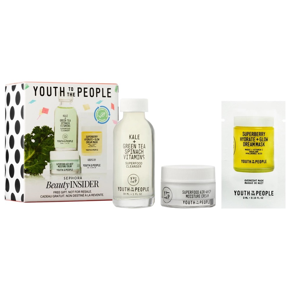 Youth To The People Cleanse & Hydrate Skincare NEW